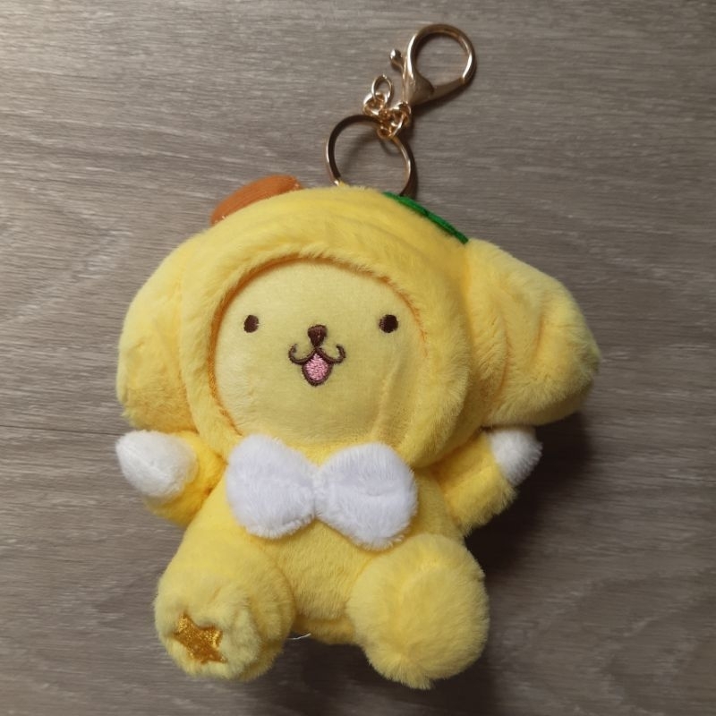 Gantungan Kunci Boneka Sanrio | Doll Keychain Pompompurin Sanrio
