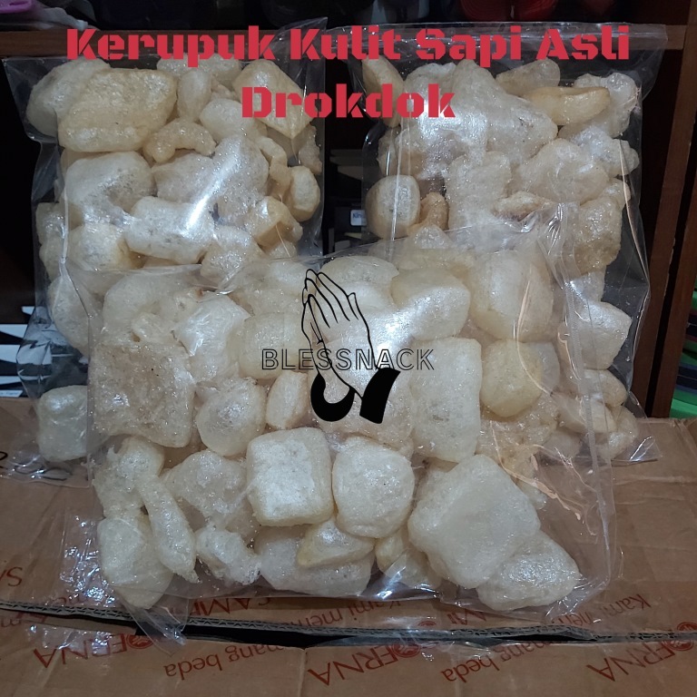 

Kerupuk Kulit Sapi Drokdok / Dorokdok Renyah Gurih 100 gram - Cemilan Snack Produk Asli UKM Indonesia