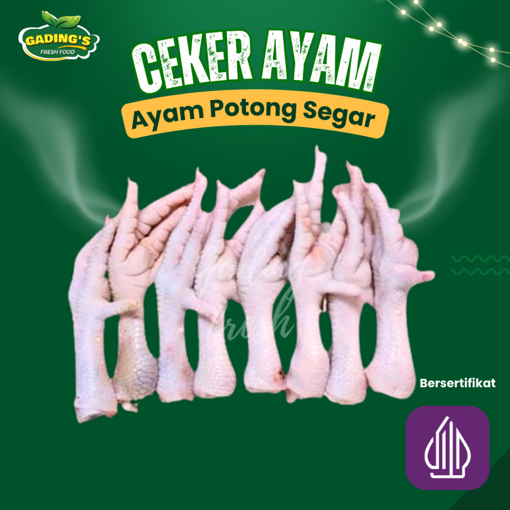 

[GADING FRESH] Ayam Potong Segar Ceker Ayam / Kaki Ayam 1 KG