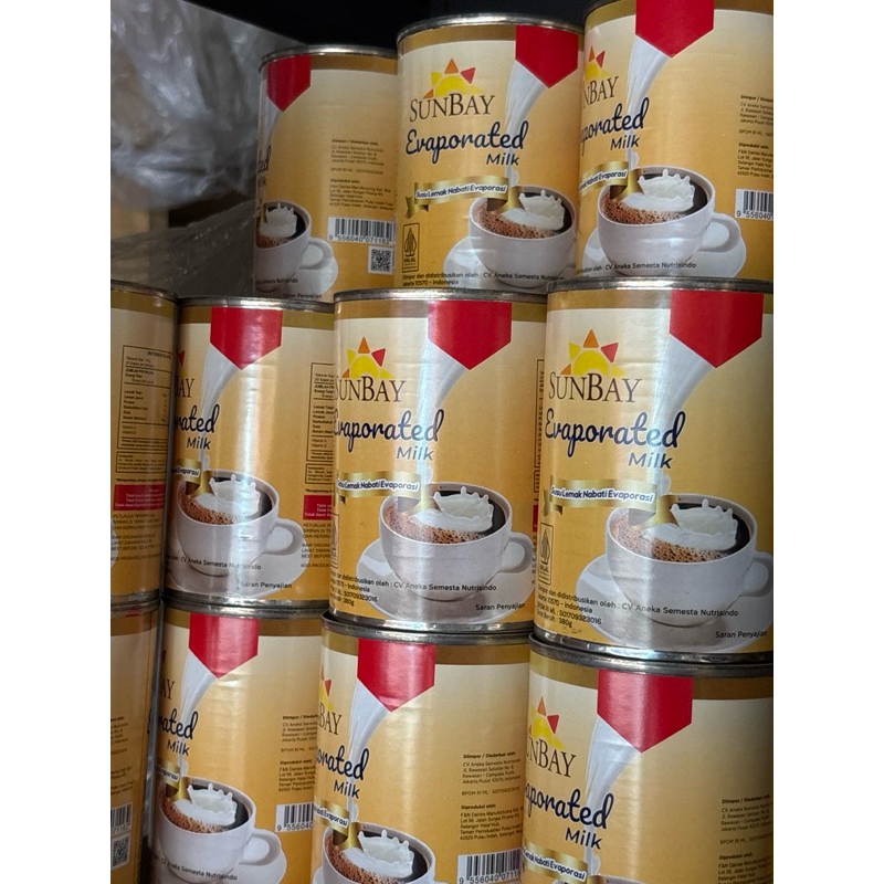 

Sunbay Evaporasi 380gr - Susu Evaporasi Sunbay 380gr kemasan satu dus/48 pcs