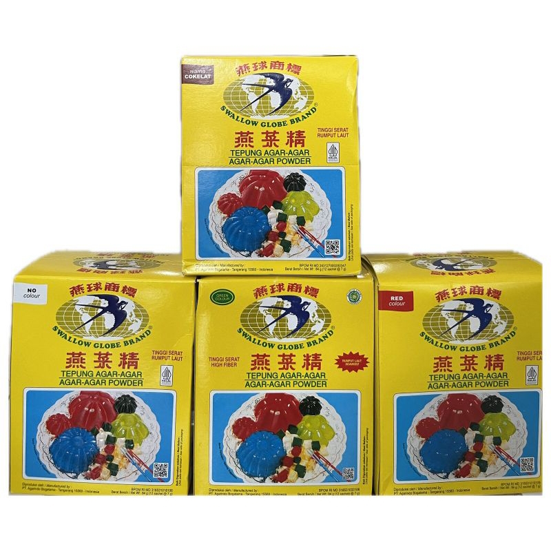 

Agar Agar Swallow Globe Brand 7 g All Variant Warna