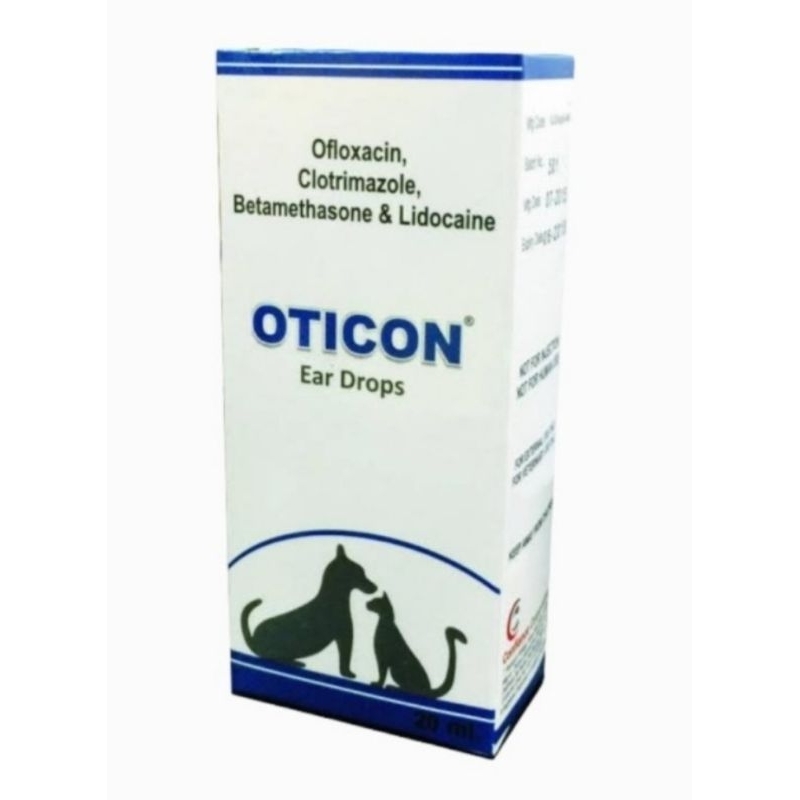 Oticon Ear Drops 20ml - Obat Tetes Telinga Untuk Kucing Dan Anjing