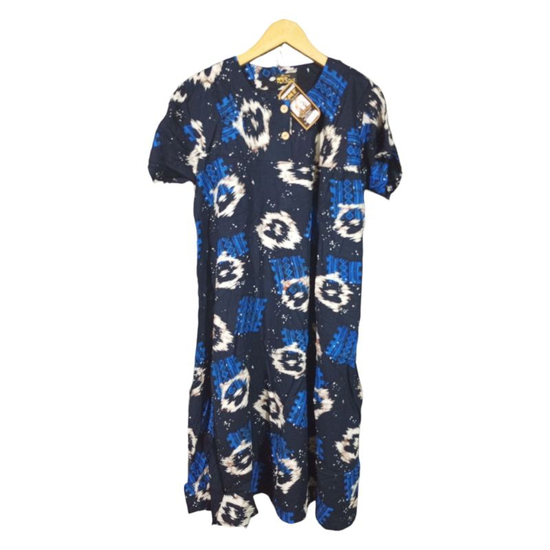 Daster Marisa Smt Pias Kancing Hitam