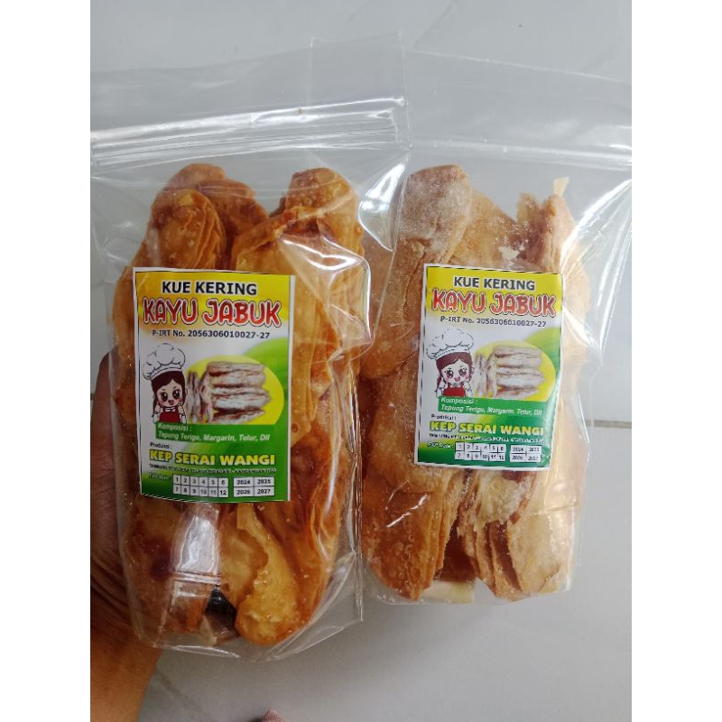 

kue kering kayu jabuk gula merah & gula putih