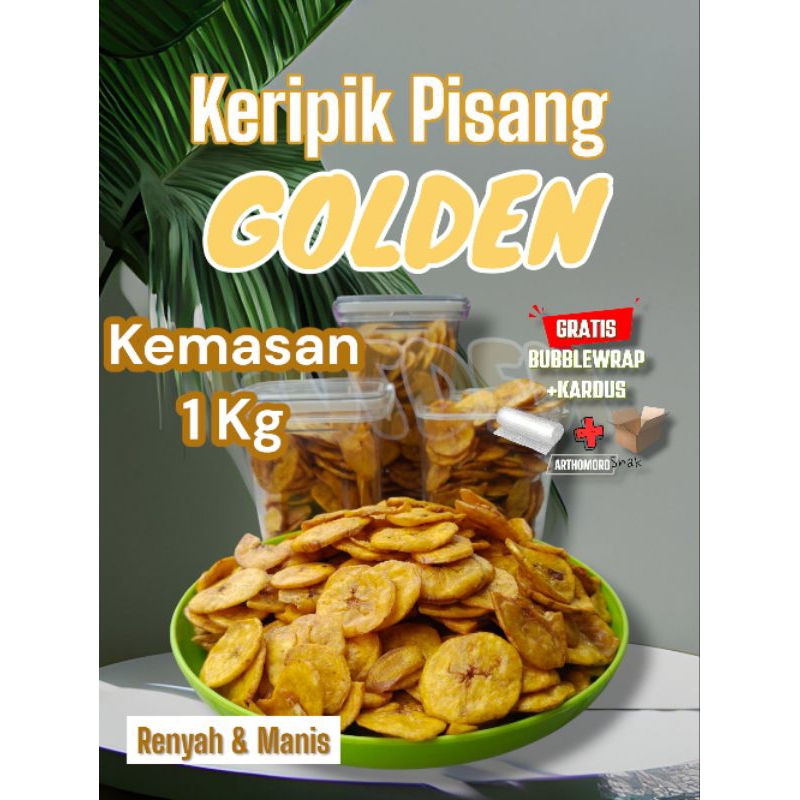 

1Kg Keripik Pisang Manis Koin