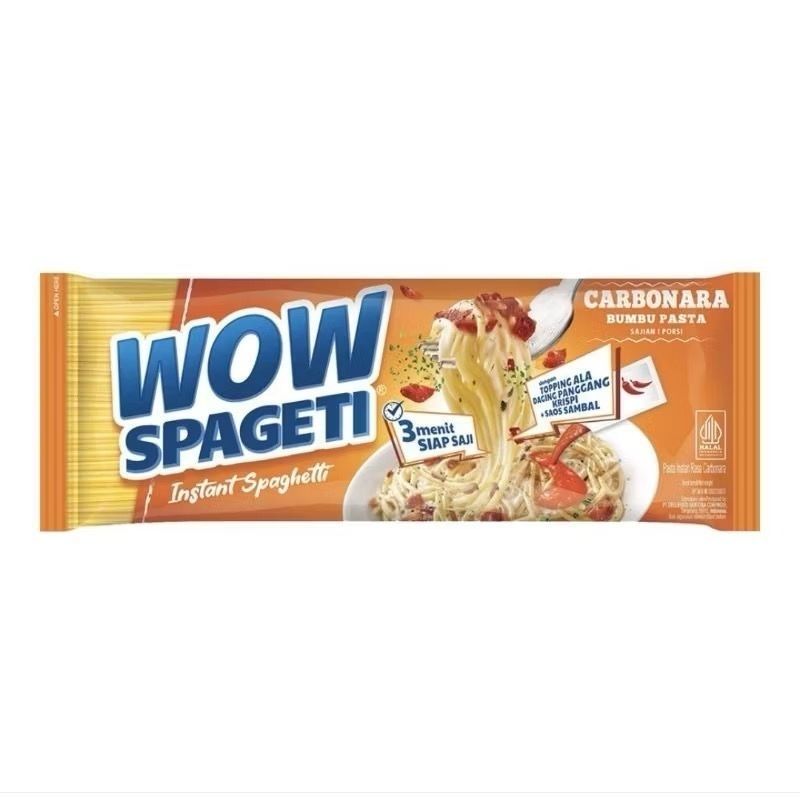 

Wow Spageti Instant Spaghetti Carbonara 84 gram Batam