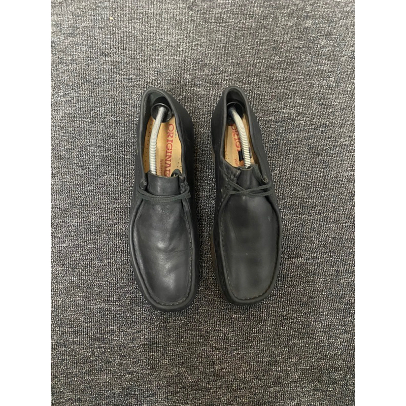 Clarks Wallabee Black Leather