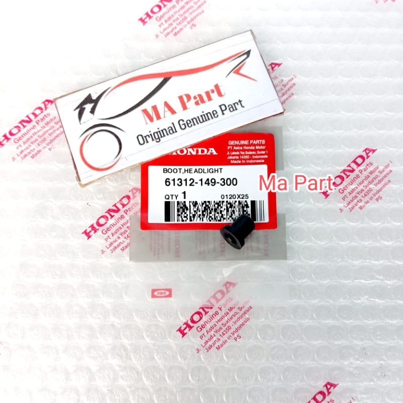 KARET BOOT SPAKBOR LAMPU DEPAN GL ADV CB150X CBR CBR250 CBR150R CB150R SUPER CUP C125 ORIGINAL 61312