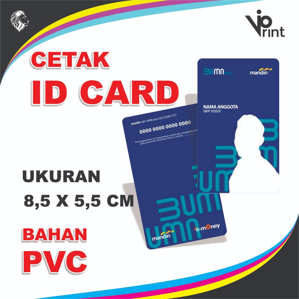 

Cetak ID Card Satuan Name Tag Custom | PRINT UV