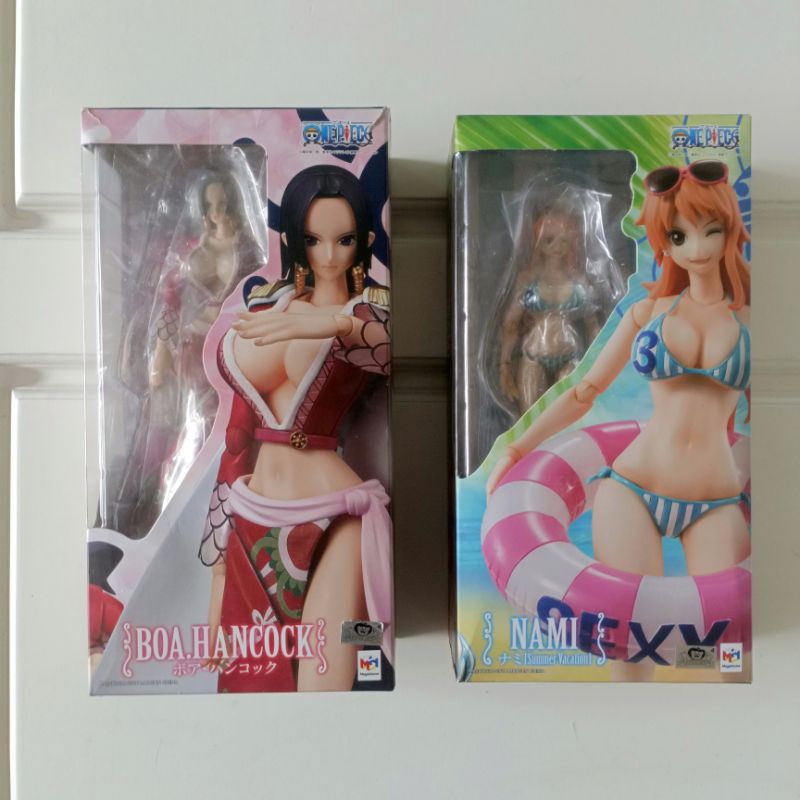 Nami Summer Vacation & Boa Hancock - One Piece - Variable Action Heroes - MegaHouse VAH