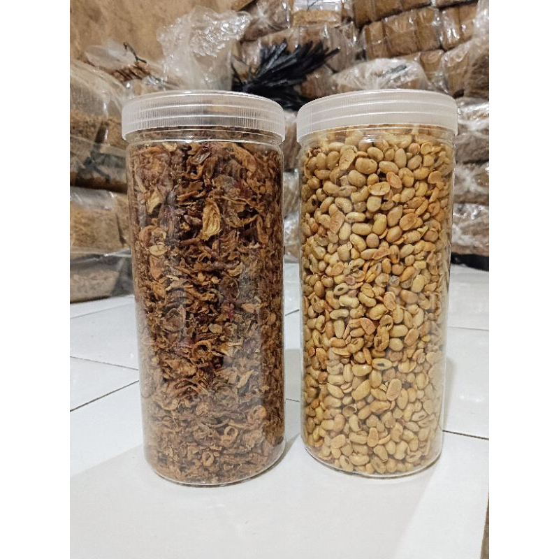 

Paket Hemat Bawang Goreng & Kacang Kedelai Goreng – Untuk Penjual Bubur Ayam (Toples Besar)
