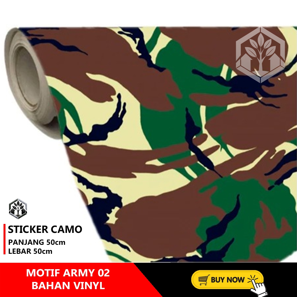 

STICKER CAMO BAHAN VINYL MOTIF ARMY 02