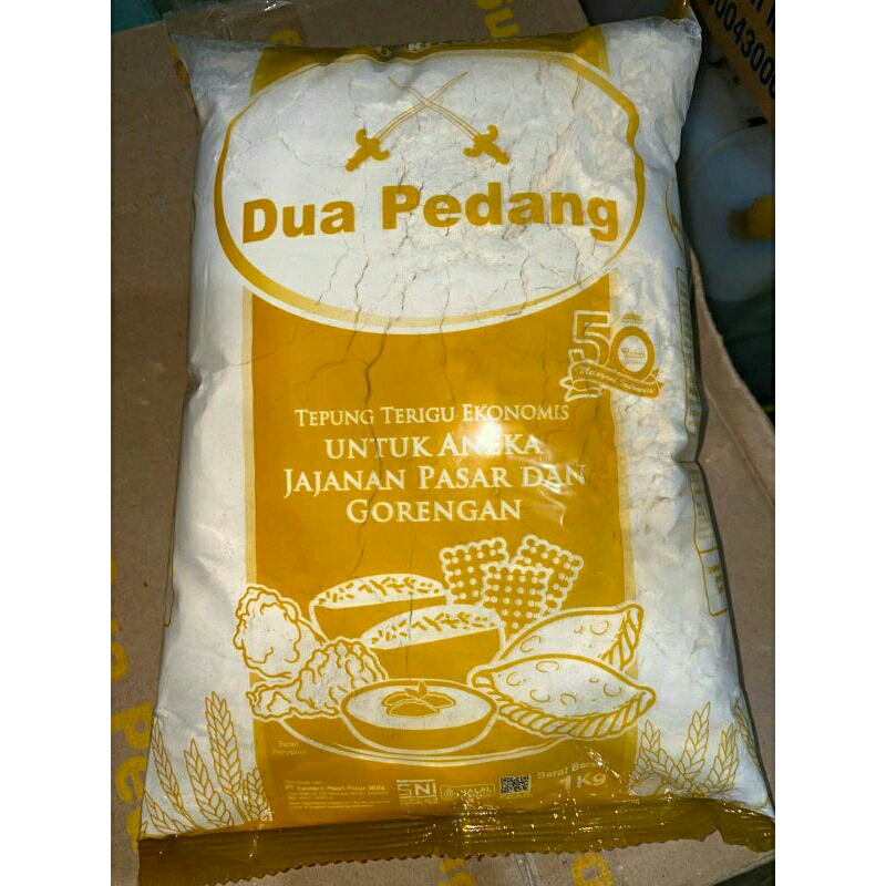 

tepung terigu dua pedang kemasan 1kg