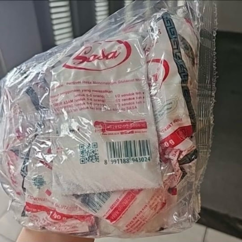 

Micin / Mecin/ MSG / Vetsin / Gourmer Powder / Penyedap Rasa Sasa per pcs per pack 100 gr 1000 gr 1 kg
