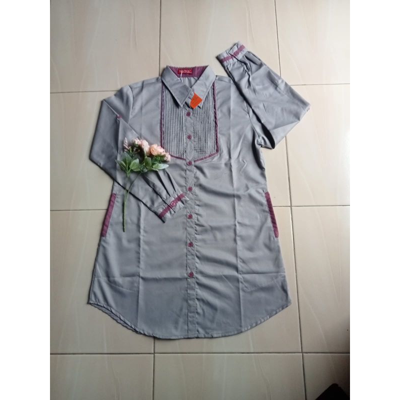 Atasan Santri putri tunik al mya/baju perempuan dewasa