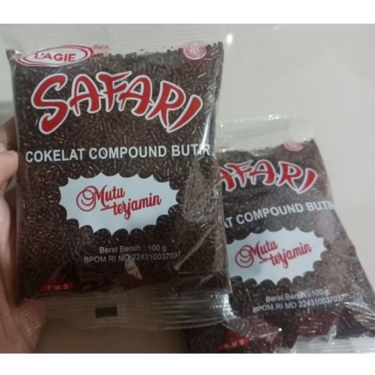 

meses mesis coklat butiran cokelat butir safari lagie 100 gr