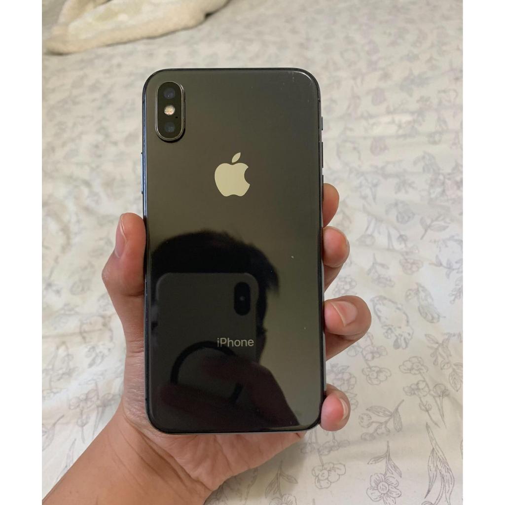 iphoneX-64GB/256GB Black GREY Fullset Second 100% Original