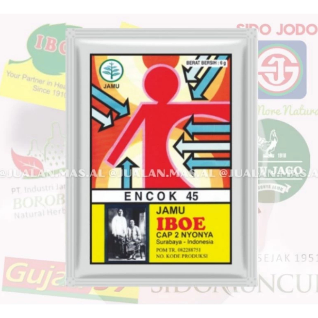 

IBOE - JAMU ENCOK (ISI 10 SACHET) / Membantu meredakan sakit otot pinggang dan meredakan nyeri akibat encok