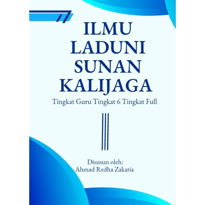 Ilmu Laduni Sunan Kalijaga Tingkat Guru 6