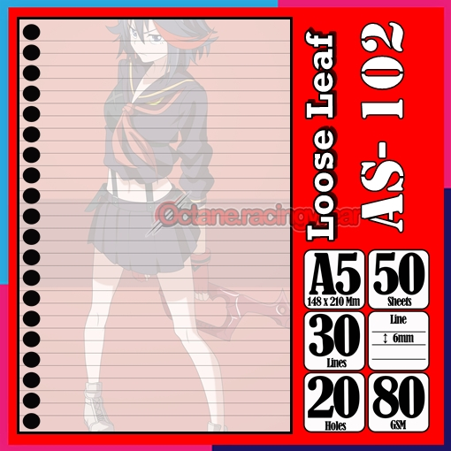 

Loose Leef Leaf A5 Isi 50 Lembar Anime Sexy Miku Gadis kartun seksi Binder Karakter Polos Buku Anak Sekolah Kuliah refil Refill Vol-05