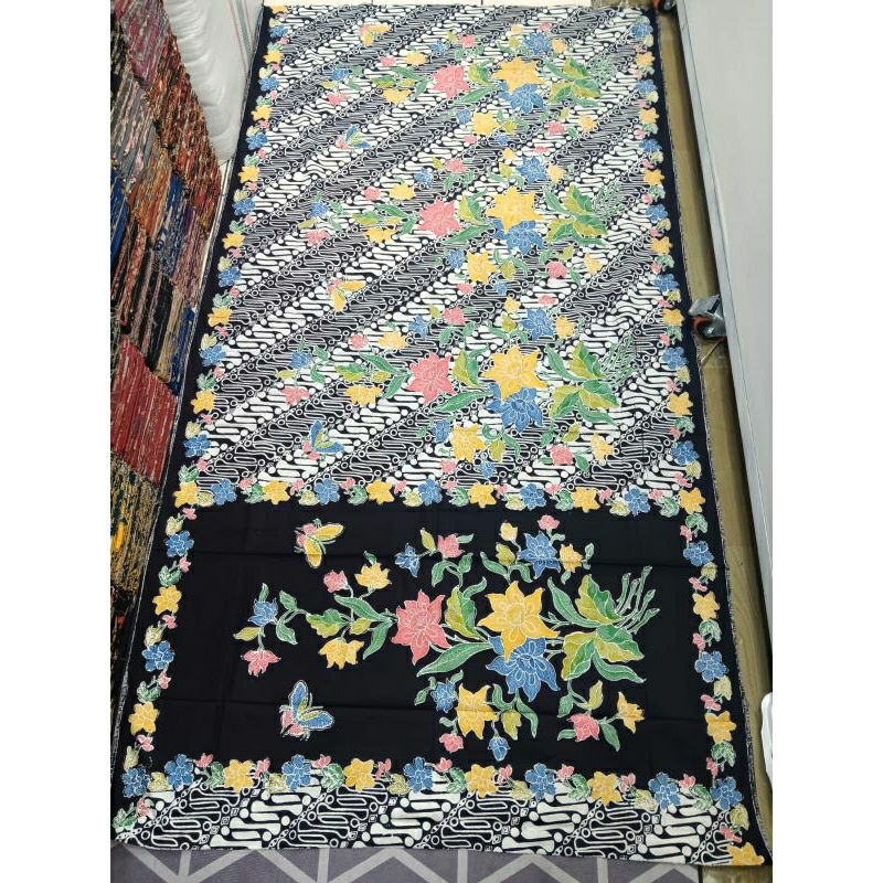 COD Kain batik katun encim pekalongan/Batik encim betawi/Bahan sarung batik/Batik potongan/Hampers