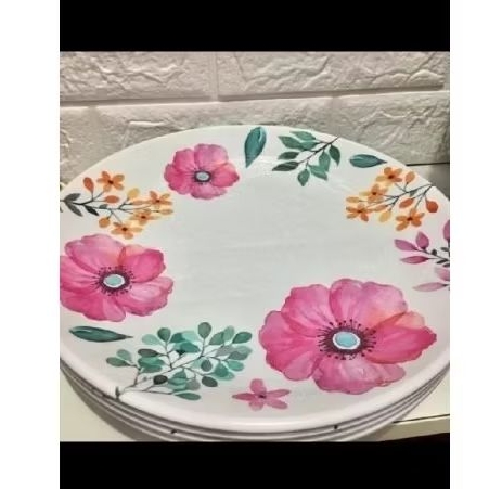 piring melamin dinning plate camelia tupperware