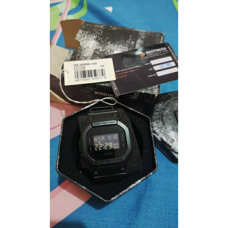 Gshock DW 5600 BB Original