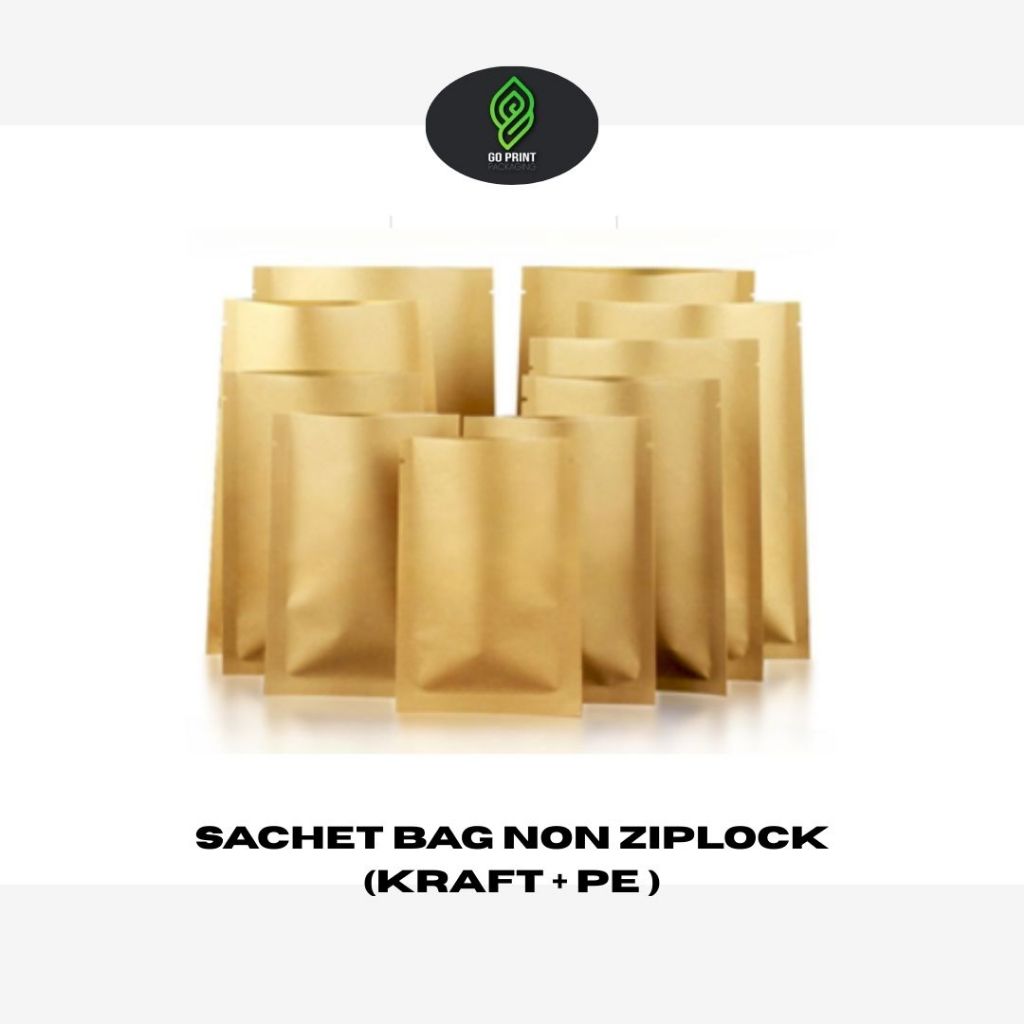 Sachet Bag Non Ziplock (Kraft + PE)