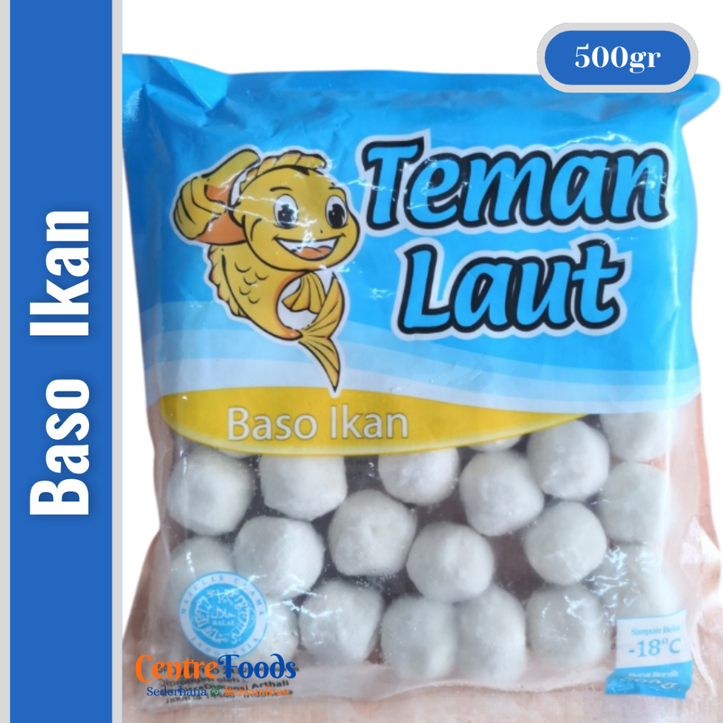 

Bakso Ikan - TEMAN LAUT | 500gr [ Harga Per BKS ]