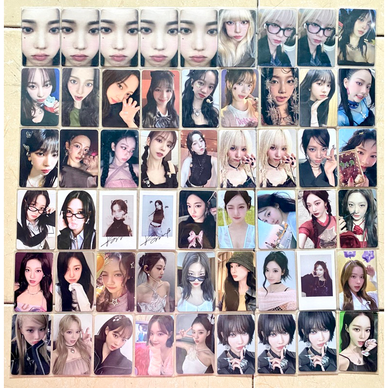 OFFICIAL PHOTOCARDS AESPA WINTER KARINA GISELLE NINGNING UNIT PINK CHRISTMAS ANNIVERSARY POB ALBUM S
