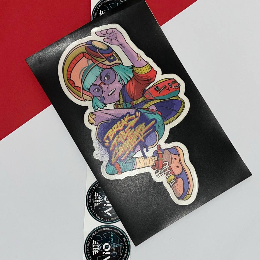 

BREAK THE STEREOTYPE 2.5 SEGEL STIKER PAKET 10