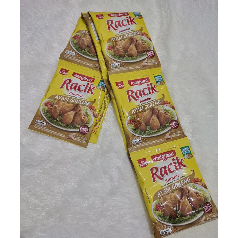

Indofood Racik Bumbu Ayam Goreng 20g X 5pcs