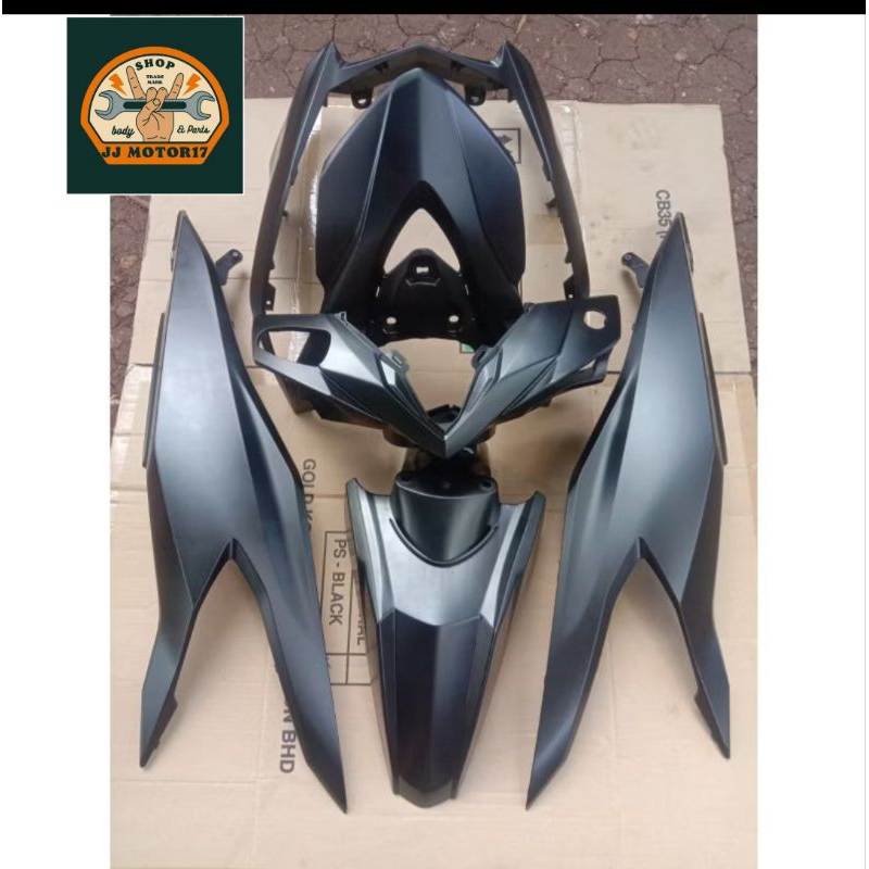 Full body halus BEAT LED DELUXE NEW/ STREET 2020 2023  Hitam doff