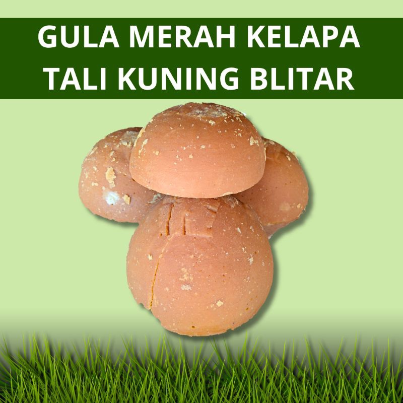 

Gula Kelapa Merah Tali Kuning Asli Blitar Jatim 250g
