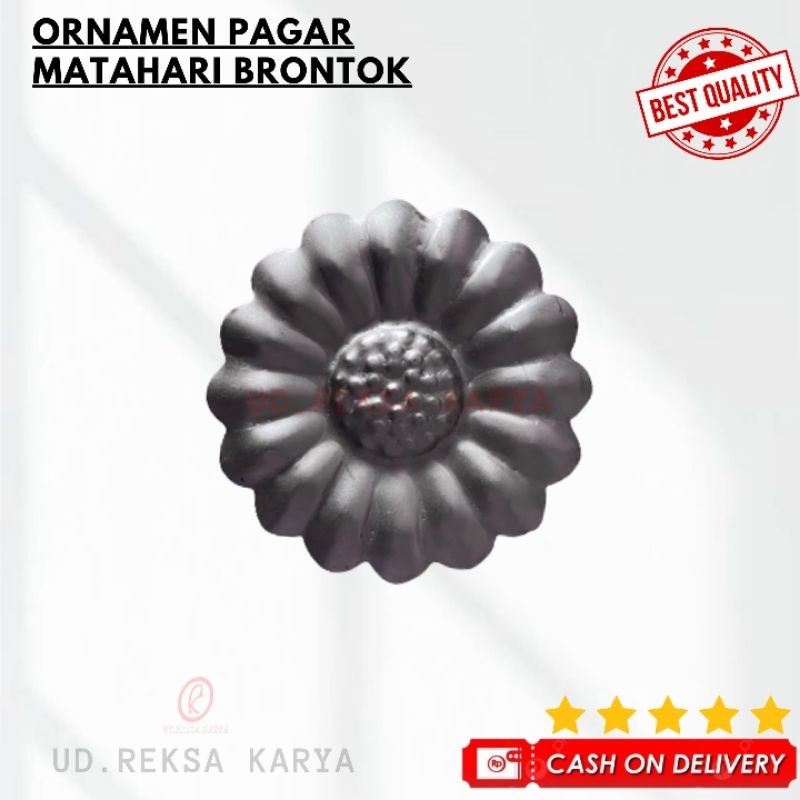 (Promo) Ornamen Pagar Matahari Brontok | Accessories Pagar Matahari Brontok