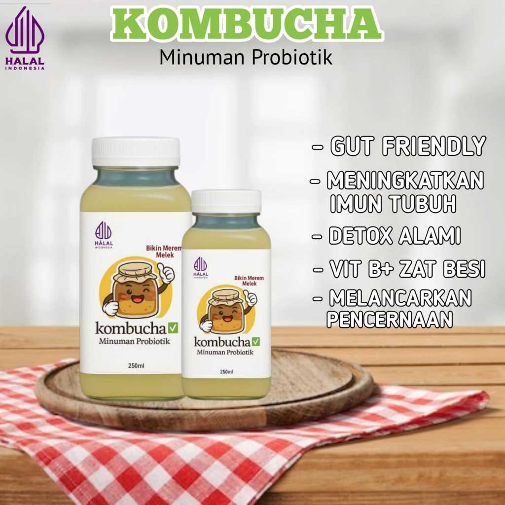 

Minuman Terlaris Kombucha Bisa Merem Melek Bisa Cod Original
