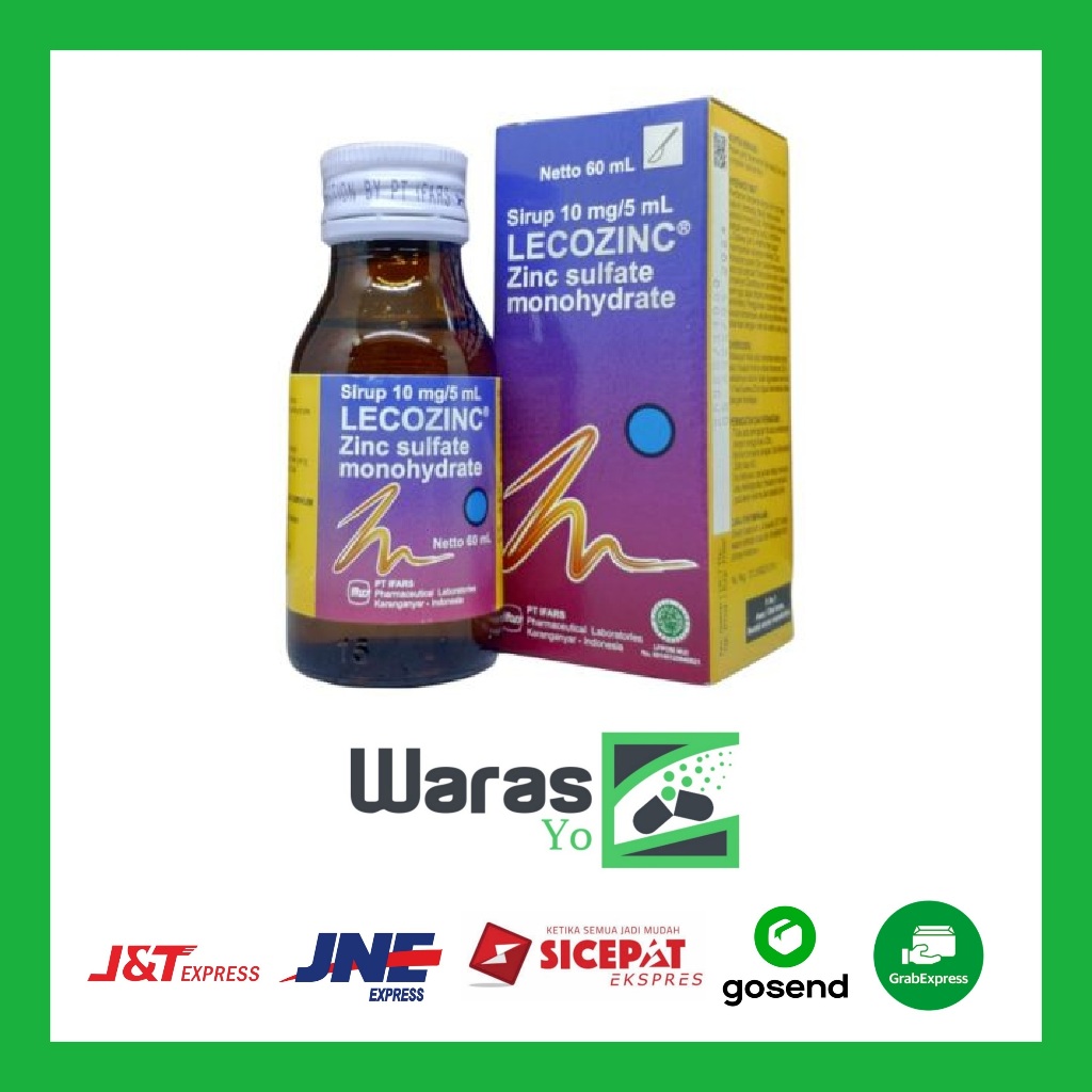 [WS] Lecozinc Sirup 60 ml - Sirup Suplemen Zinc [IFARS]