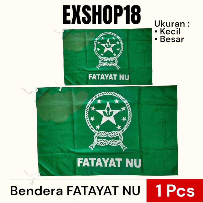 Bendera FATAYAT NU  / Bendera FATAYAT NU Kecil / Bendera FATAYAT NU Besar