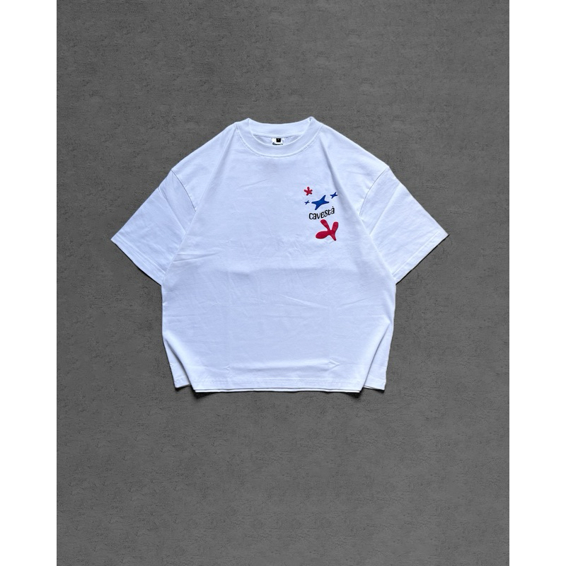 CAVESTA “CAMICIA STELLARE” Boxy White Tee