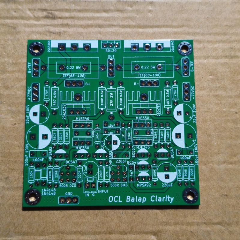 pcb ocl balap plus final 1 set double layer