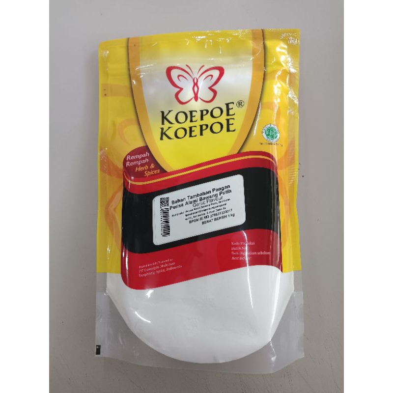 

BAWANG PUTIH BUBUK KOEPOE KOEPOE 1KG
