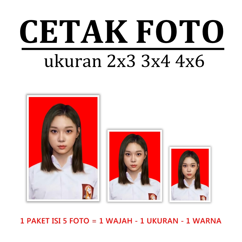 

Cetak Foto ukuran 2x3 3x4 4x6