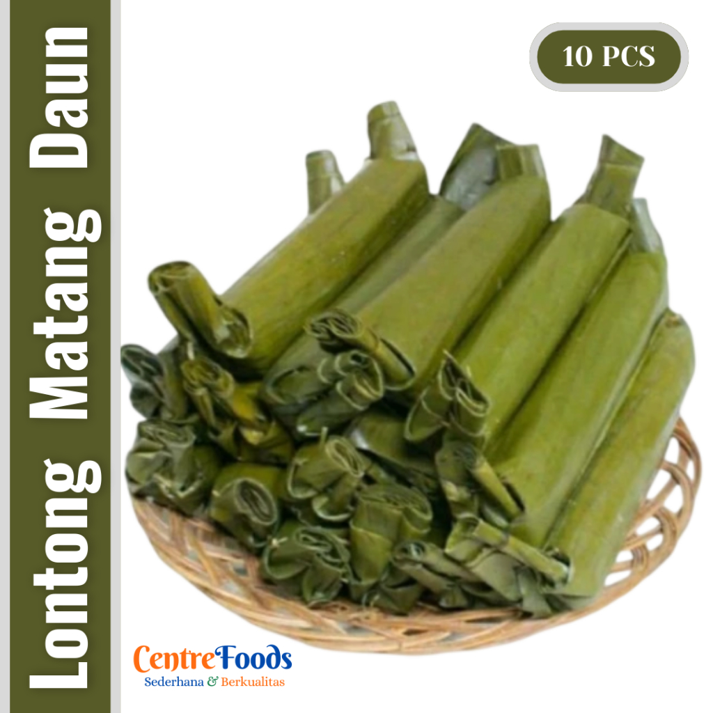 

Lontong Matang - Lontong Daun Fresh | Isi 10 Pcs [ Harga Per BKS ]