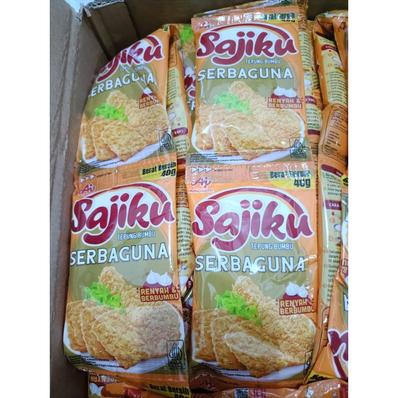 

Satu renteng tepung sajiku 40 gr