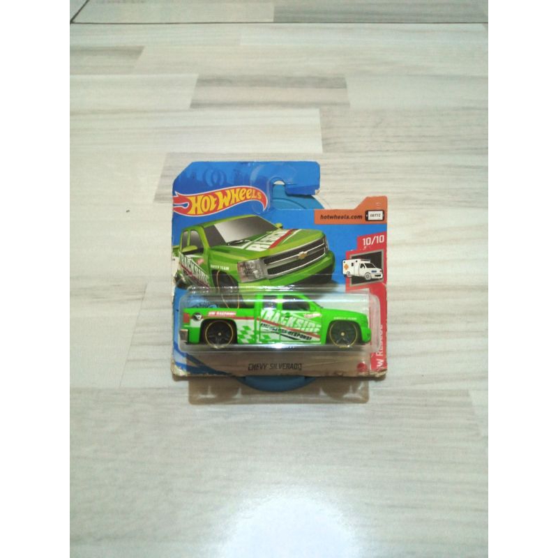 Hot Wheels ShortCard Chevy Silverado | Reguler Treasure Hunt