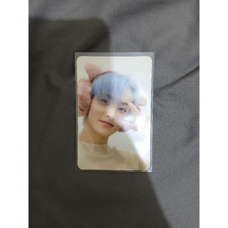 PHOTOCARD OFFICIAL PINK CHRISTMAS MARK & JISUNG