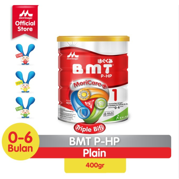

Morinaga Susu Bubuk Bayi Kaleng 400gr - BMT P-PHP Usia 6 - 12 bulan Plain / Chil Mil Usia 6 - 12 bulan