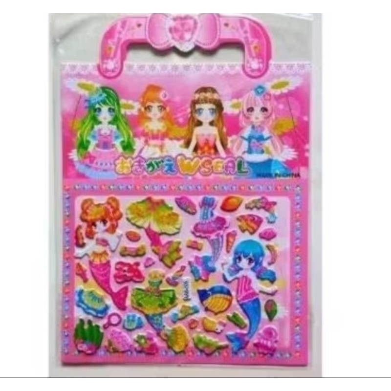 

J (J15) STIKER KARAKTER KARTUN TIMBUL MODEL TAS KECIL