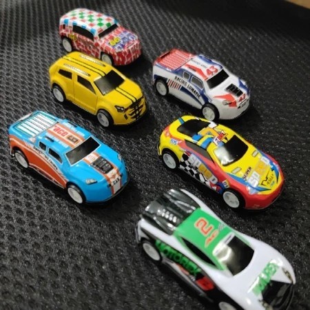 BAKUL CILIK - RANDOM 1 BIJI MAINAN MOBIL ANAK KECIL BISA JALAN BAHAN BESI ALLOY ABS