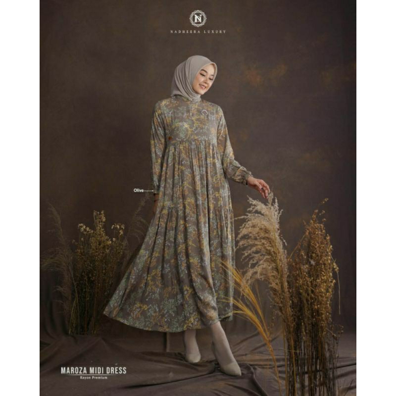 Maroza Midi Dress Nadhera